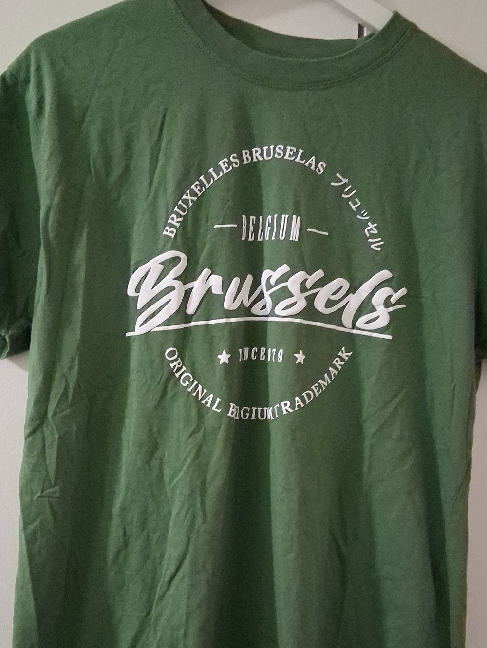 Brussels Graphic Green Tee